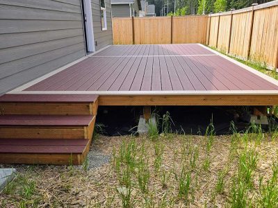 Wooden Deck Building