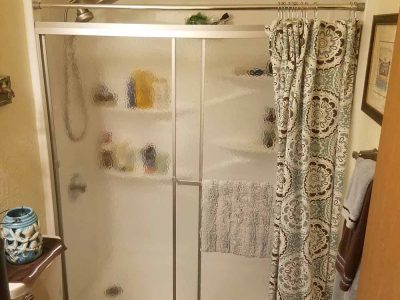Bathroom Acrylic Shower Installation