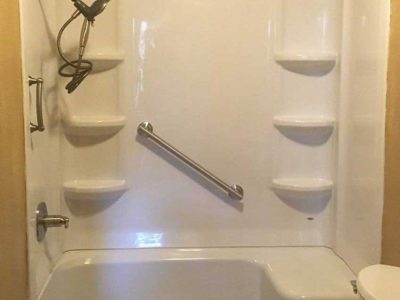 Bathroom Acrylic Shower Installation Project