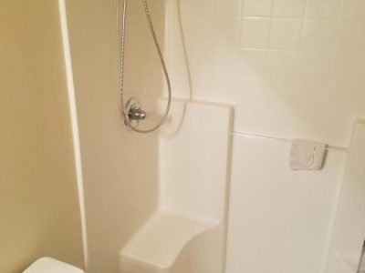New Acrylic Shower Installation