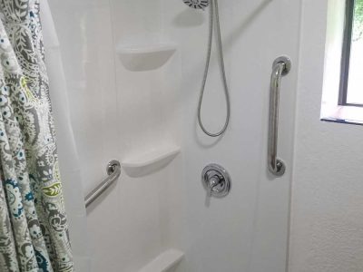 New Acrylic Shower Installation Project